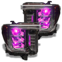 Thumbnail for Oracle 19-21 Silverado/Sierra 1500 RGB Demon Eye Headlight Kit - w/o Controller SEE WARRANTY