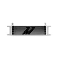 Thumbnail for Mishimoto Universal -8AN 10 Row Oil Cooler - Silver