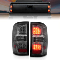 Thumbnail for ANZO 2014-2018 GMC Sierra LED Tail Lights Black Housing Smoke Lens