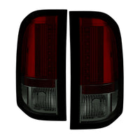 Thumbnail for Spyder Chevy Silverado 07-13 LED Tail Lights Red Smoke ALT-YD-CS07-LED-RS