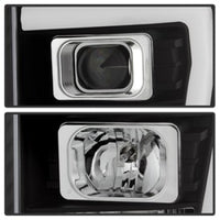 Thumbnail for Spyder Ford F-250/F-350/F450 Super Duty 11-16 V2 Projector Headlights - Black (PRO-YD-FS11V2-LB-BK)