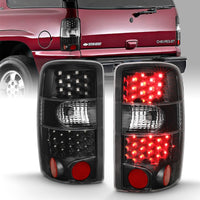 Thumbnail for ANZO 2000-2006 Chevrolet Tahoe Led Taillights Black/Clear