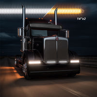 Thumbnail for XK Glow 14In Switchback Grill Lights with Start-up Animation & Sequential Turn Signals