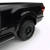 Thumbnail for EGR 16+ Nissan Titan XD Bolt-On Look Color Match Fender Flares - Set - Black Metallic