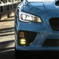 Thumbnail for Rigid Industries 12-18 Subaru BRZ / 12+ WRX STI s360-Series 4in LED SAE J583 Fog Light kit - Yellow