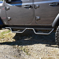 Thumbnail for Westin 18-22 Jeep Wrangler JL Unlimited Outlaw Nerf Step Bars