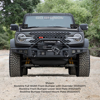 Thumbnail for Go Rhino 07-20 Jeep Wrangler JL/JLU/JK/JKU/Gladiator JT Rockline Bumper Fairlead Mount Plate