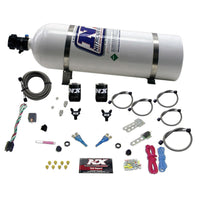 Thumbnail for Nitrous Express GM EFI Dual Nozzle Nitrous Kit (100-300HP) w/15lb Bottle