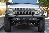Thumbnail for DV8 Offroad 21-22 Ford Bronco Factory Front Bumper Licence Relocation Bracket - Front