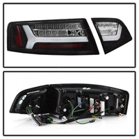 Thumbnail for Spyder 09-12 Audi A6 LED Tail Lights - Black (ALT-YD-AA609-LED-BK)