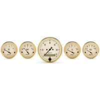 Thumbnail for AutoMeter Gauge Kit 5 Pc. 3-1/8in. & 2-1/16in. Elec. Speedometer Golden Oldies
