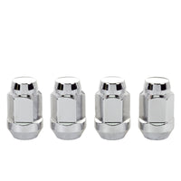 Thumbnail for McGard Hex Lug Nut (Cone Seat Bulge Style) M14X1.5 / 22mm Hex / 1.635in. Length (4-Pack) - Chrome