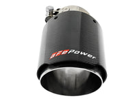 Thumbnail for aFe MACH Force-Xp 409 SS Clamp-On Exhaust Tip 2.5in. Inlet / 4in. Outlet / 7in. L - Carbon