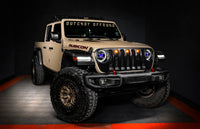 Thumbnail for Oracle Pre-Runner Style LED Grille Kit for Jeep Gladiator JT - Amber SEE WARRANTY