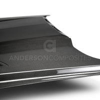 Thumbnail for Anderson Composites 2018-2019 Ford Mustang Ram Air Double Sided Carbon Fiber Hood