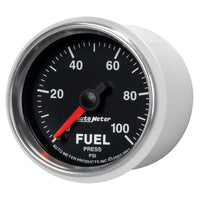 Thumbnail for Autometer GS 0-100 PSI Full Sweep Electronic Fuel Pressure Gauge