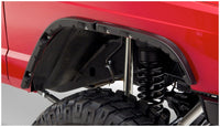 Thumbnail for Bushwacker 84-01 Jeep Cherokee Flat Style Flares 4pc - Black