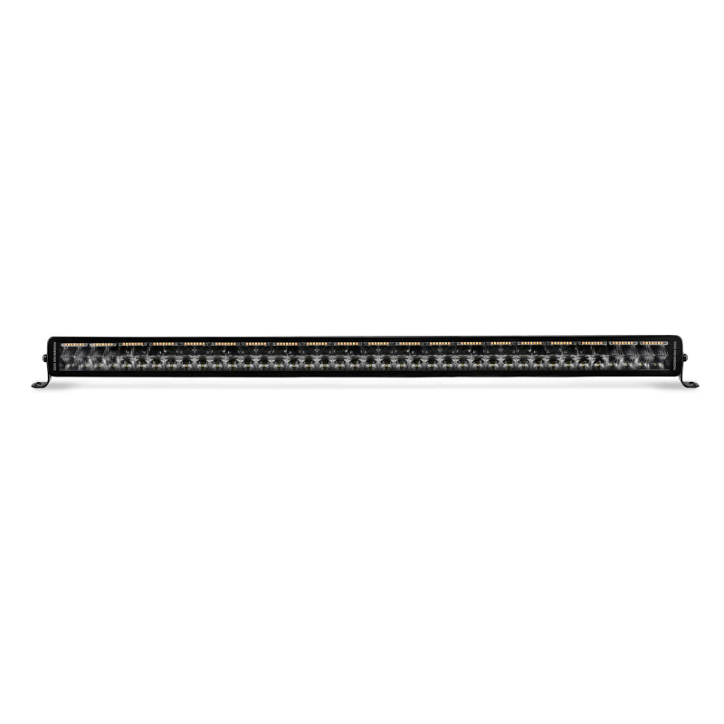 Go Rhino Xplor Blackout Combo Series Dbl Row LED Light Bar w/Amber (Side/Track Mount) 40in. - Blk
