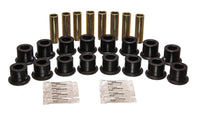 Thumbnail for Energy Suspension 94-06 Hummer H1 Black Front & Rear End Control Arm Bushing Set