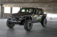 Thumbnail for DV8 Offroad 07-23 Jeep Wrangler/Gladiator JT/JK/JL FS-25 Stubby Front Bumper w/Plated Bull Bar