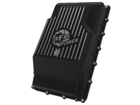 Thumbnail for aFe 17-24 Ford F-150 10R60/10R80 Pro Series Rear Transmission Pan Black w/ Machined Fins