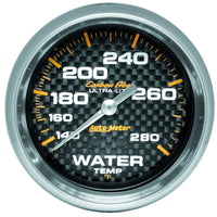 Thumbnail for Autometer Carbon Fiber 2-5/8in 140-280 Deg F Mechanical Water Temp Gauge