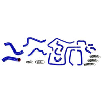 Thumbnail for HPS Blue Reinforced Silicone Radiator, Heater and Ancillary Hose Kit Coolant for Subaru 2005 Impreza WRX 2.0L Turbo