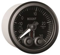 Thumbnail for Autometer Stack Instruments 52mm -30INHG To +30PSI Pro Control Boost Pressure Gauge - Black