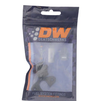 Thumbnail for DeatschWerks 8AN ORB to Polaris RZR Turbo OE Regulator Adapter - Anodized Matte Black