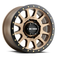 Thumbnail for Method MR305 NV HD 18x9 +18mm Offset 8x170 130.81mm CB Method Bronze/Black Street Loc Wheel