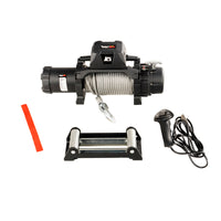 Thumbnail for Rugged Ridge Trekker C10 Winch 10000lb Cable Wired
