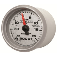 Thumbnail for Autometer Ultra-Lite II 52mm 30 in Hg/20 psi Mechanical Boost/Vacuum Gauge