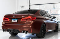 Thumbnail for AWE Tuning 18-19 BMW F90 M5 SwitchPatch Cat-Back Exhaust- Black Diamond Tips
