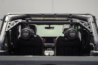 Thumbnail for DV8 Offroad 18-23 Jeep Wrangler JL 4-Door Speaker/Light Bar Mount