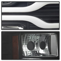 Thumbnail for Spyder Chevy Silverado 1500 07-13 Version 3 Projector Headlights - Black PRO-YD-CS07V3-LBDRL-BK