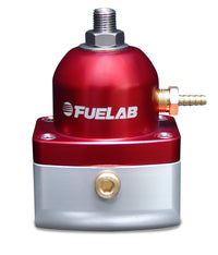 Thumbnail for Fuelab 515 Carb Adjustable FPR Large Seat 1-3 PSI (2) -10AN In (1) -6AN Return - Red