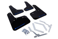 Thumbnail for Rally Armor 12-19 Ford Focus ST / 16-19 RS Black Mud Flap w/Blue Logo