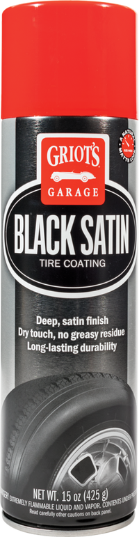 Thumbnail for Griots Garage Black Satin Tire Coating - 15oz (Aerosol)