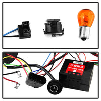 Thumbnail for Spyder Volkswagen Golf VII 14-16 Projector Headlights DRL LED Blk Stripe Blk PRO-YD-VG15-BLK-DRL-BK