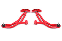 Thumbnail for BMR Suspension 05-14 Ford Mustang Lower A-Arms - Red - Non-Adjustable