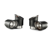 Thumbnail for Akrapovic 14-17 Chevrolet Corvette Z06 (C7) Slip-On Line (Titanium) w/ Carbon Tips