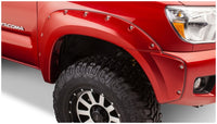 Thumbnail for Bushwacker 12-15 Toyota Tacoma Fleetside Pocket Style Flares 4pc 73.5in Bed - Black