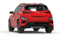 Thumbnail for Rally Armor 22-23 Hyundai Kona N Black UR Mud Flap w/White Logo