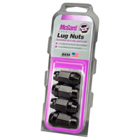 Thumbnail for McGard Hex Lug Nut (Cone Seat Bulge Style) M14X1.5 / 22mm Hex / 1.635in. Length (4-Pack) - Black