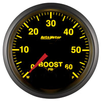 Thumbnail for Autometer Elite 52mm 0-60 PSI Boost Peak & Warn w/ Electronic Control Gauge