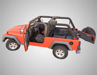 Thumbnail for BedRug 03-06 Jeep LJ Unlimited Rear 4pc Cargo Kit (Incl Tailgate & Tub Liner)