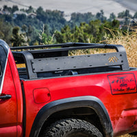 Thumbnail for Westin 05-21 Toyota Tacoma 5ft Bed Overland Cargo Rack - Textured Black