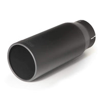 Thumbnail for Banks Power Tailpipe Tip Kit - SS Round Straight Cut - Black - 4in Tube - 5in X 12.5in