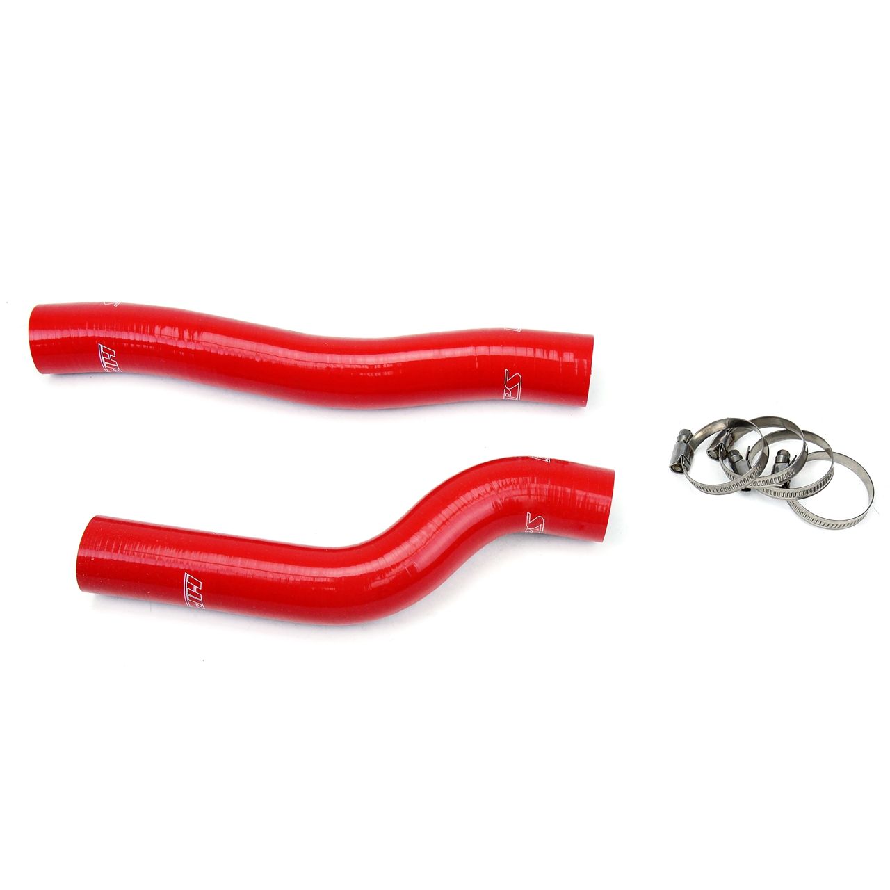 HPS Red Reinforced Silicone Radiator Hose Kit Coolant for Hyundai 10-12 Genesis Coupe 2.0T Turbo