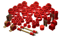 Thumbnail for Energy Suspension 92-97 Chevy Suburban 4WD Red Hyper-flex Master Bushing Set